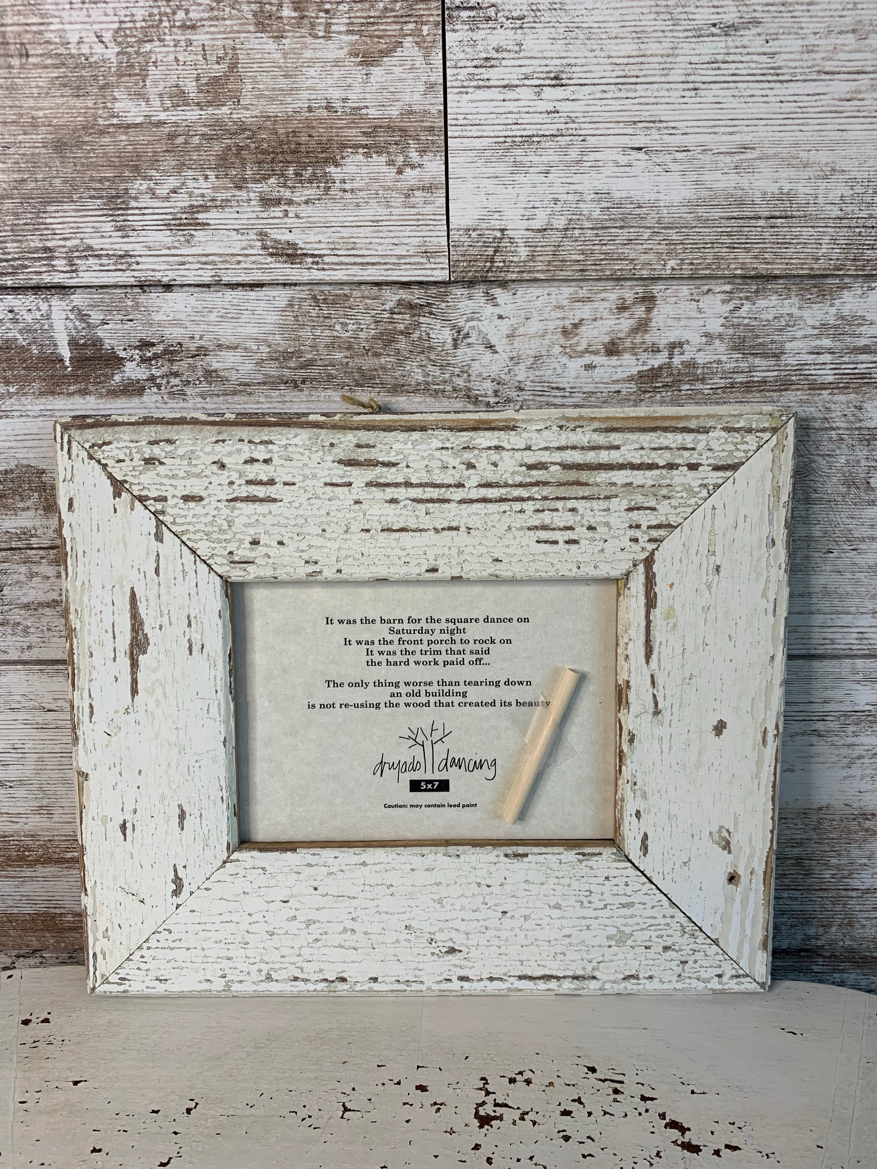 4x6 Dusty Blue Reclaimed wood frame – Past Forward Shop