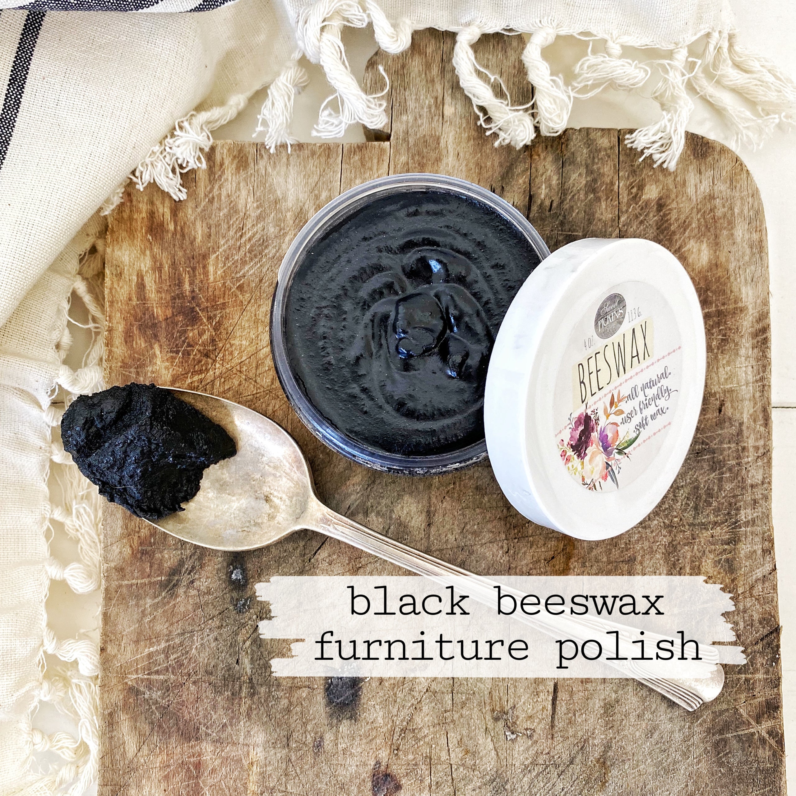 DIY Beeswax Furniture Polish Recipe (2 Ingredients!)