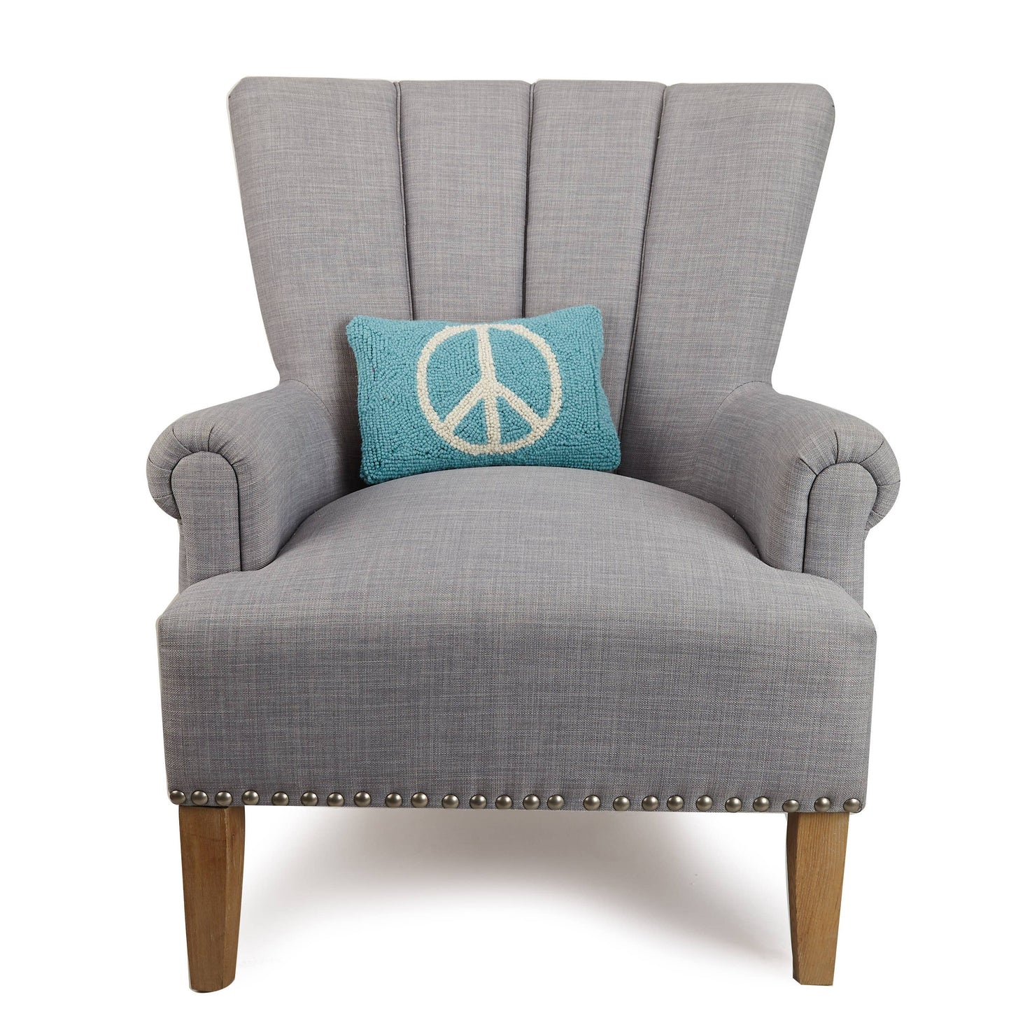 Peace Hook Pillow• peace sign throw pillow