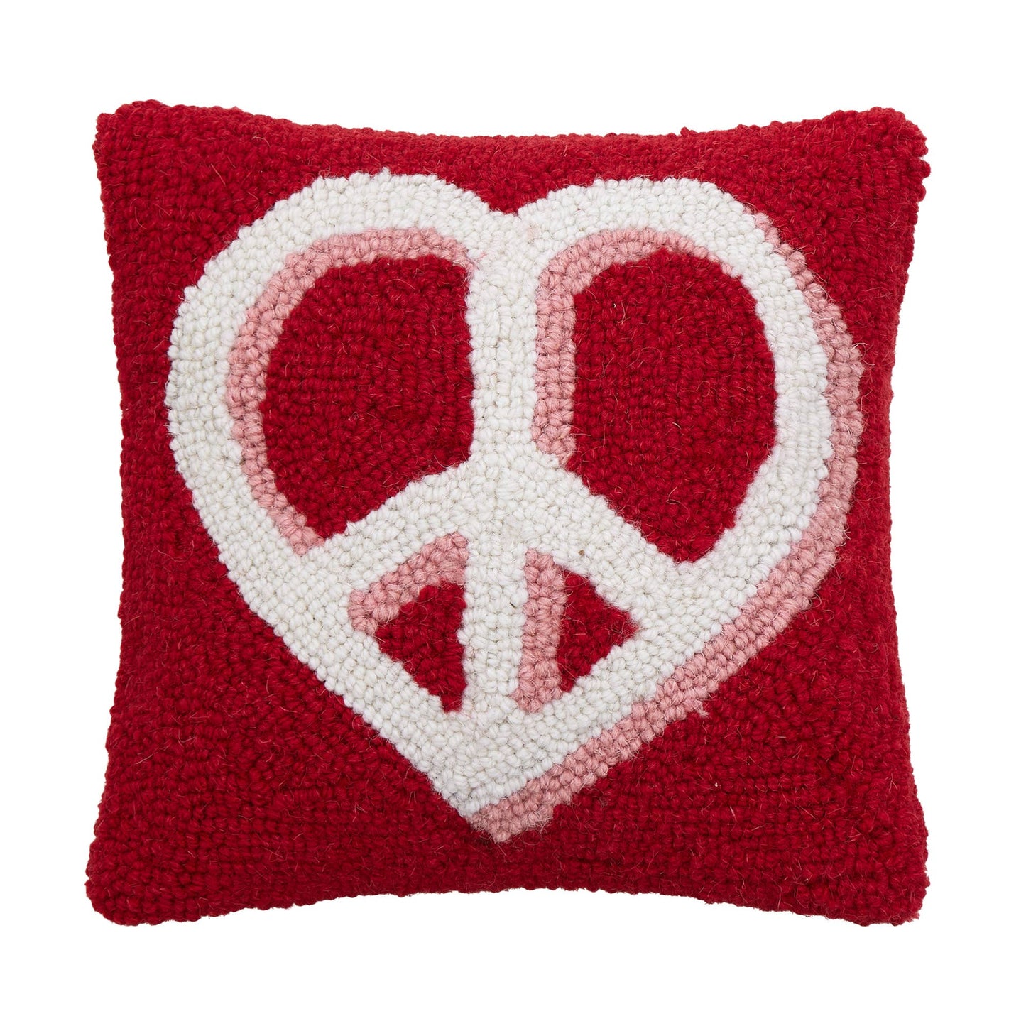 Heart & Peace Sign Hook throw pillow • throw pillow• hook throw pillow