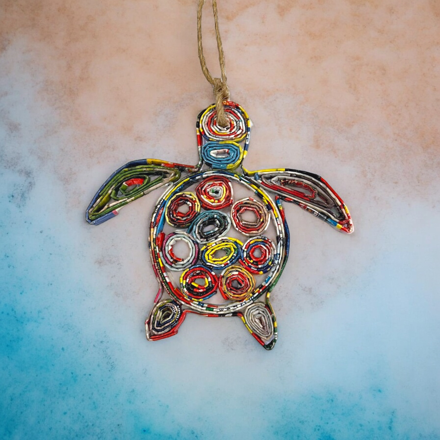 Turtle Ornament - Recycled Paper