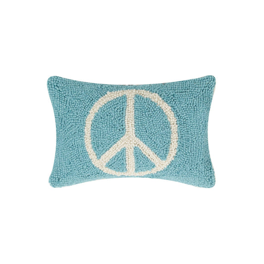 Peace Hook Pillow• peace sign throw pillow