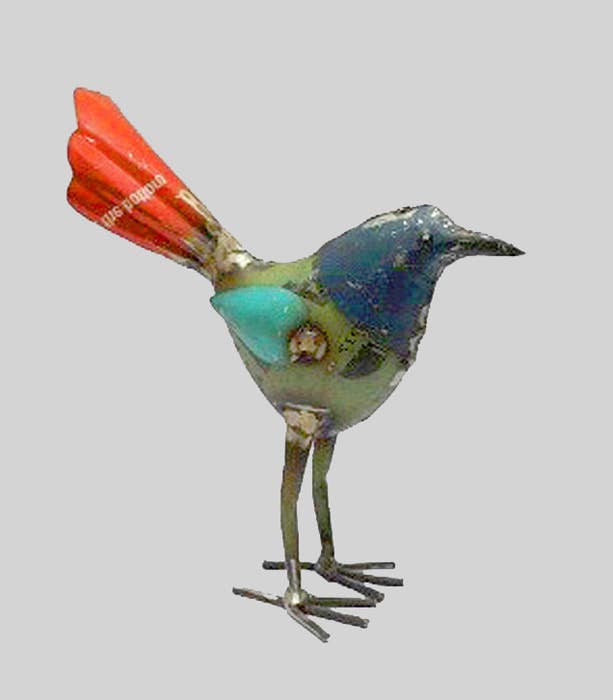 Charlie - Recycled Metal Bird