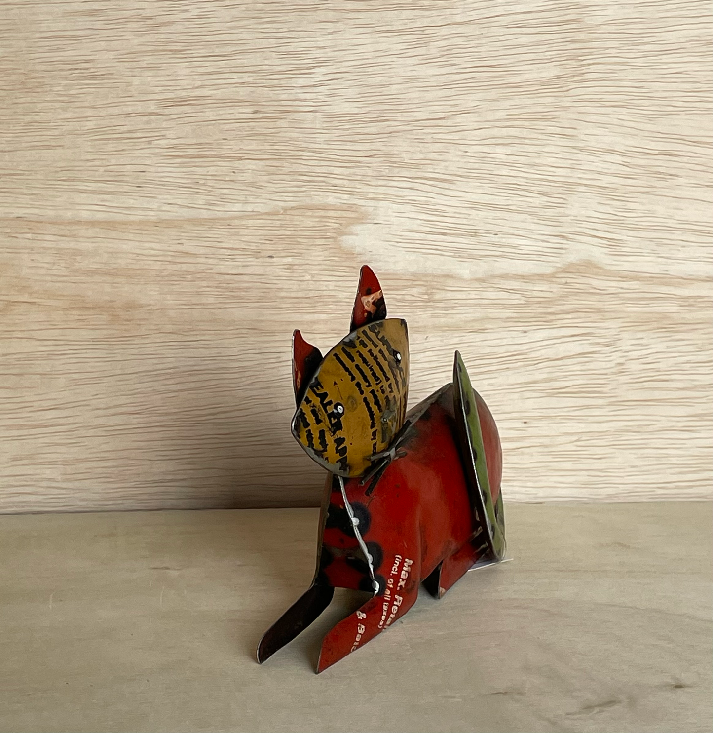 Lena • The Resting Kitty Recycled Metal Animals