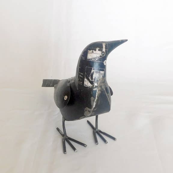 Raven • Recycled Metal Animals