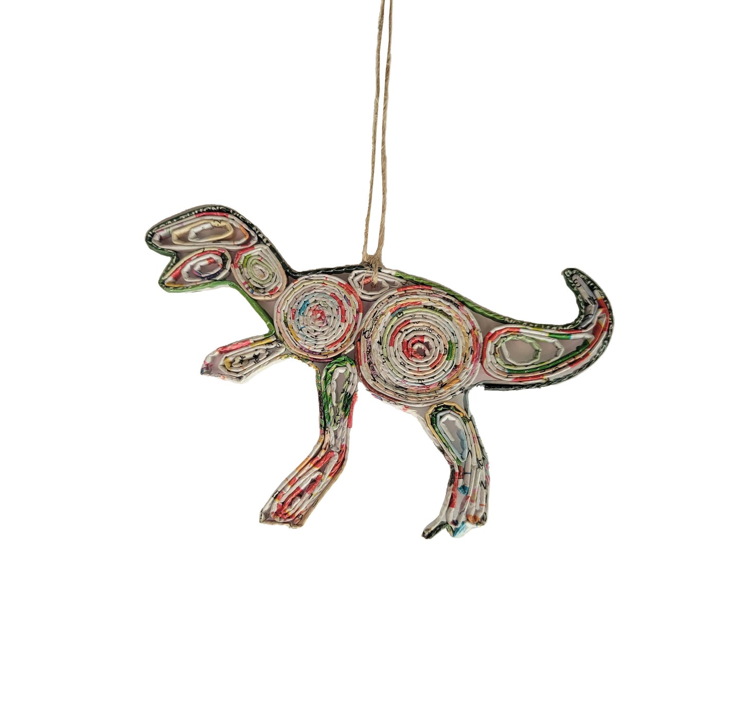 T-Rex Ornament - Recycled Paper