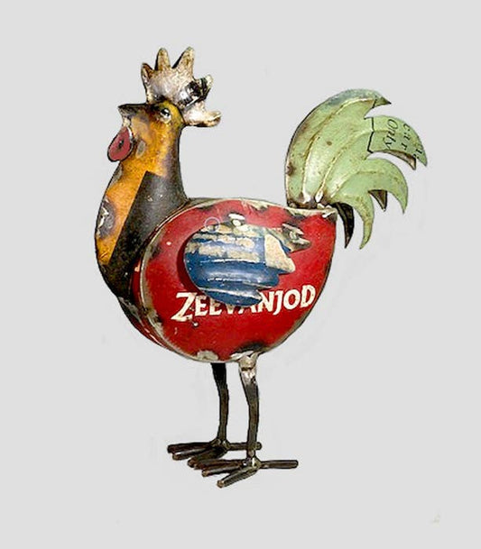 Floyd the Rooster • Recycled Metal Animals