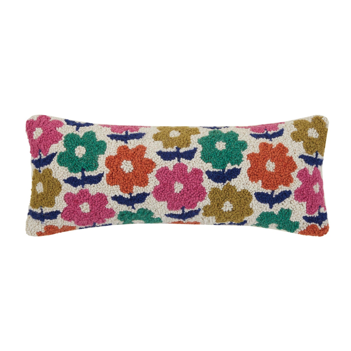 Groovy Flower Blooms Hook Pillow