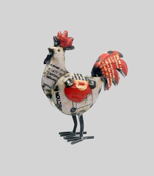 Teddy • Reclaimed Metal Rooster