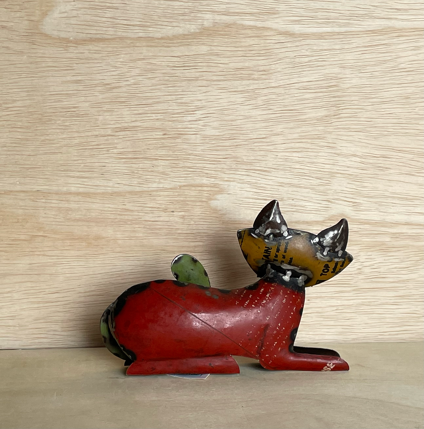 Lena • The Resting Kitty Recycled Metal Animals