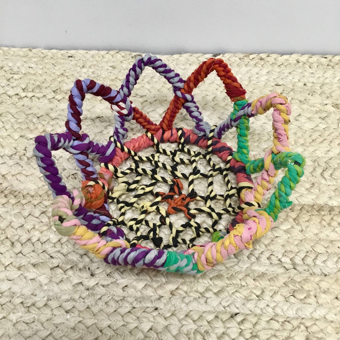 10" Bohemian Sunflower Basket