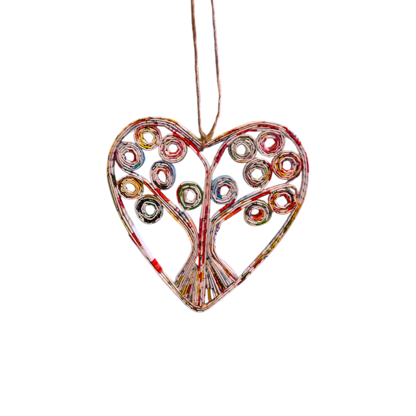 Heart Tree Of Life Ornament - Recycled Paper