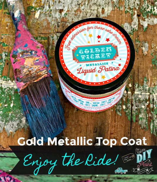 Golden ticket liquid patina