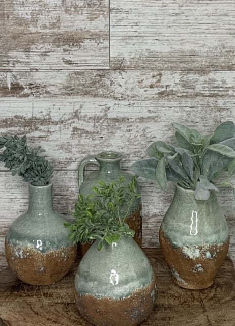 Ceramic Crackle Vases