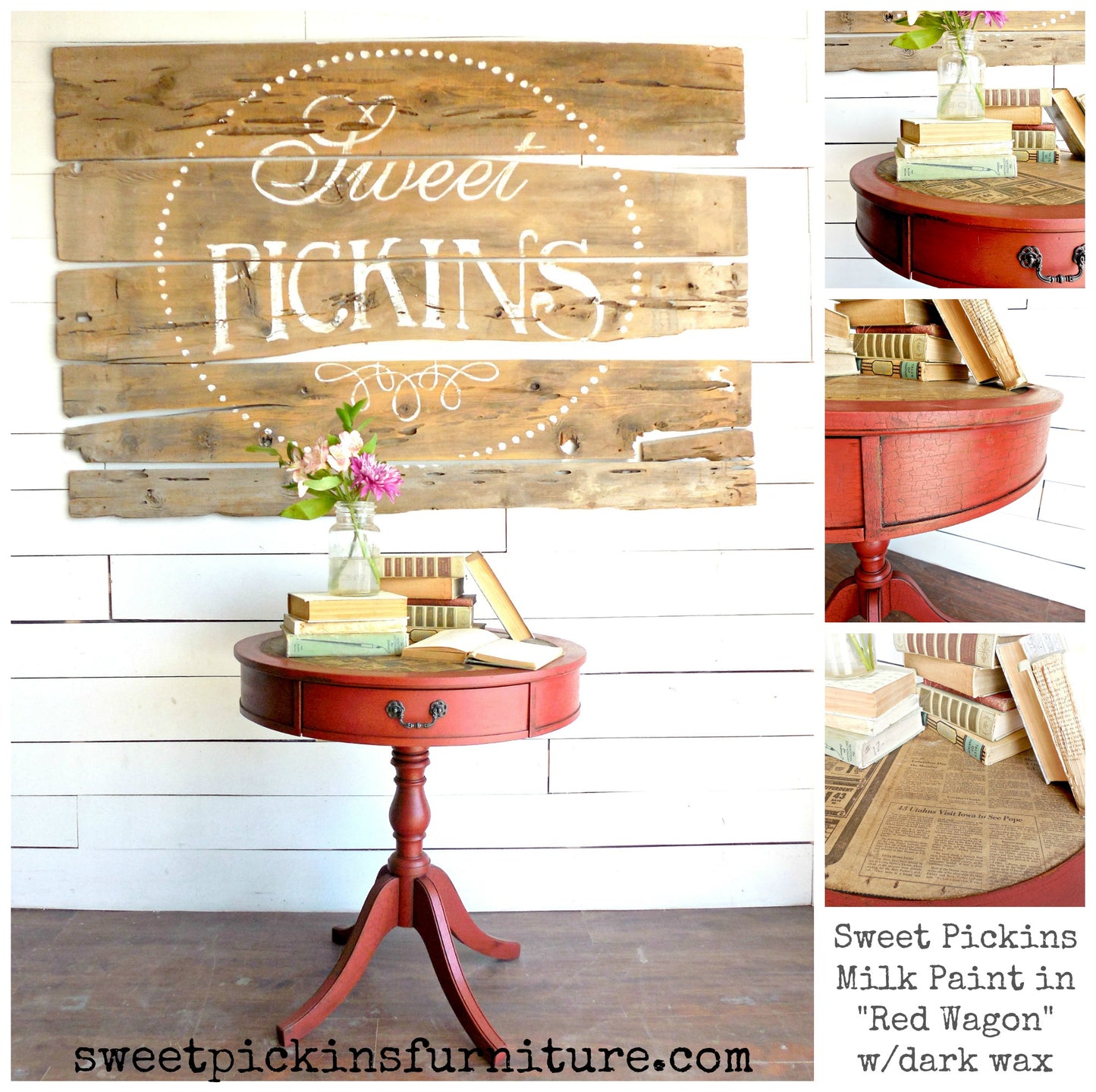 Red Wagon Sweet Pickins Milk Paint