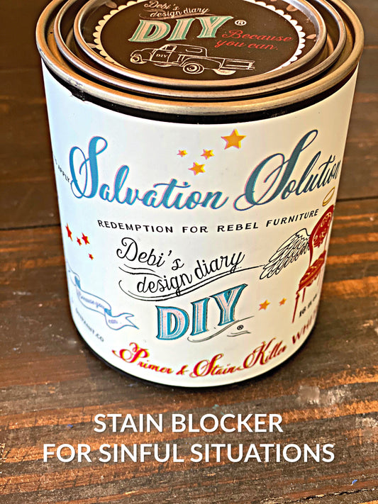 Salvation Solution - DIY Wood Stain Blocker