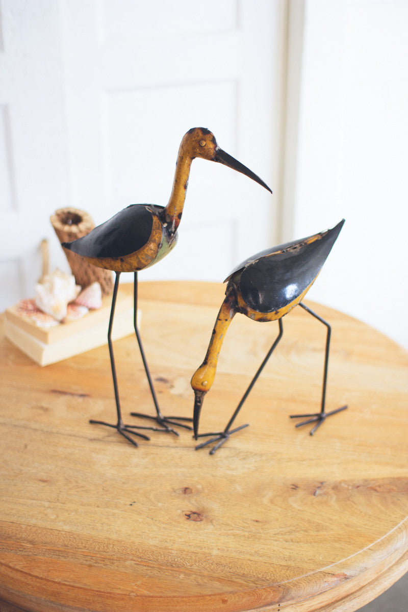 Recycled iron birds